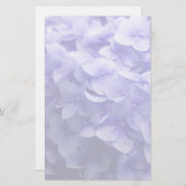 Weiße Hydrangea-Blume Briefpapier (Vorne/Hinten)