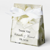Weiße Hydrangea-Hochzeit Geschenkschachtel (Vorderseite)