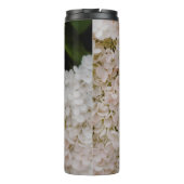 WEISSE HYDRANGEE IM BLOOM THERMOSBECHER (Rückseite)