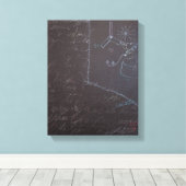 Weiße Ideen und Blackboards 1 Leinwand (Insitu (Holzboden))