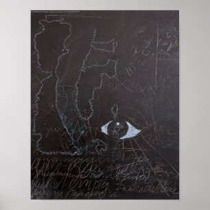 Weiße Ideen und Blackboards 2 Poster