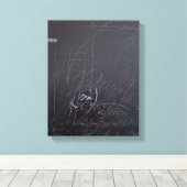 Weiße Ideen und Blackboards 3 Leinwand (Insitu (Holzboden))