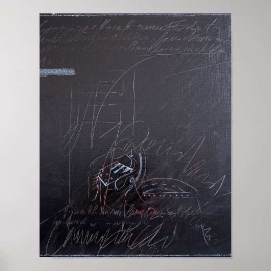 Weiße Ideen und Blackboards 3 Poster (Vorne)