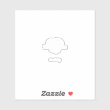 Weiße Ikone mit minimalistischer Linienkunst mit G