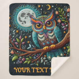 Weiße Imitate Stickerei Sherpa Blanket Sherpadecke