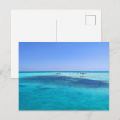 Weiße Insel im Roten Meer Postkarte (Vorne/Hinten)