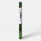 Weiße iPad-Hülle mit Blumen iPhone Hülle (Linke Seite)