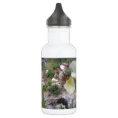 Weiße Iris und Käfer Trinkflasche (Links)