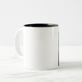 Weiße Kaffeetasse mit 57er Chevy (Vorderseite Links)