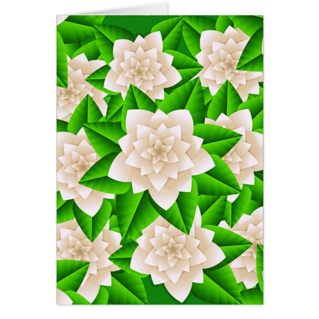 Weiße Kamelien und grüne Blätter (Vorne)