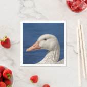 Weiße kanadische Gans Serviette (Beispiel)