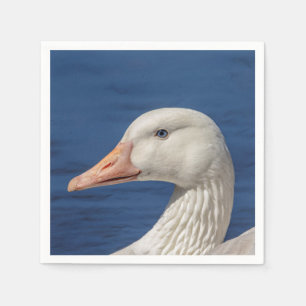 Weiße kanadische Gans Serviette