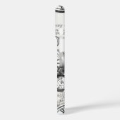 Weiße Kaninchen-Alice im Wunderland Case-Mate iPhone Hülle (Rückseite / Links)