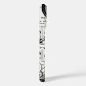 Weiße Kaninchen-Alice im Wunderland Case-Mate iPhone Hülle (Rückseite / Rechts)