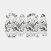 Weiße Kaninchen-Alice im Wunderland Geschenkschachtel (Ungefaltet)