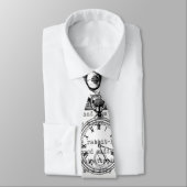 Weiße Kaninchen-Alice im Wunderland Krawatte (Gebunden)