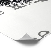 Weiße Kaninchen-Alice im Wunderland Poster (Ecke)