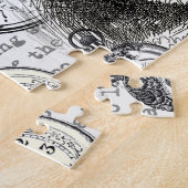 Weiße Kaninchen-Alice im Wunderland Puzzle (Seite)