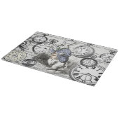 Weiße Kaninchen-Alice im Wunderland Schneidebrett (Ecke)