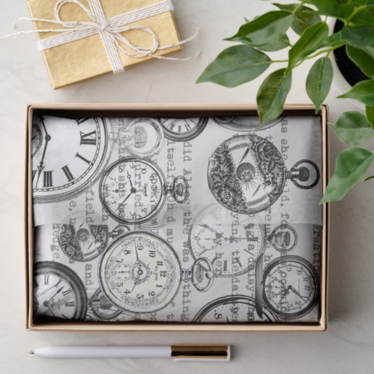 Weiße Kaninchen-Alice im Wunderland Seidenpapier (Geschenk)