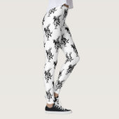 Weiße Kaninchen-Leggings Leggings (Rechts)
