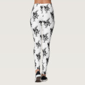 Weiße Kaninchen-Leggings Leggings (Rückseite)