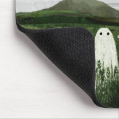 Weiße Kaninchen Mousepad (Ecke)