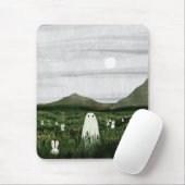 Weiße Kaninchen Mousepad (Mit Mouse)