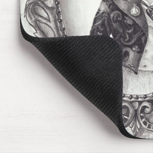 Weiße Kaninchen Mousepad Alice im Wunderland (Ecke)