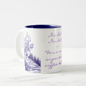 Weiße Kaninchen Spätkaffee Tasse Tee (Vorderseite Links)