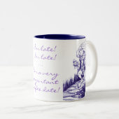 Weiße Kaninchen Spätkaffee Tasse Tee (VorderseiteRechts)