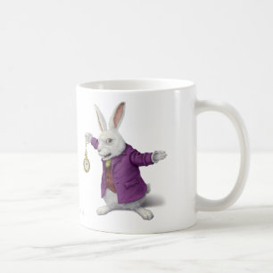 Weiße Kaninchen-Tasse Kaffeetasse
