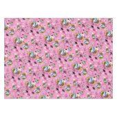 weiße Kaninchen-Tischdecke-Märchenlandtischdecke Tischdecke (Vorderseite (Horizontal))