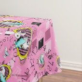 weiße Kaninchen-Tischdecke-Märchenlandtischdecke Tischdecke (Beispiel)