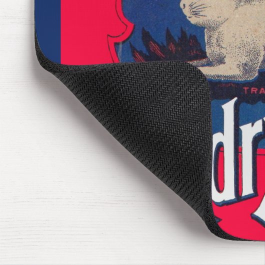 Weiße Kaninchen-Wäscheständer Mousepad (Ecke)