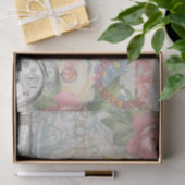 Weiße Kaninchenherzen Alice Klassiker Seidenpapier (Geschenk)