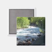 Weiße Kappen. Magnet (Vorderseite/Rückseite)