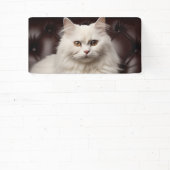 Weiße Katze Banner (InSitu)