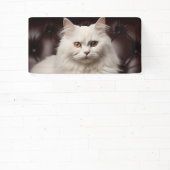 Weiße Katze Banner (InSitu)