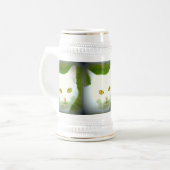 Weiße Katze Bierglas (Vorderseite Links)
