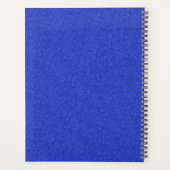 Weiße Katze Blassblaue Augen auf Sparkle wie dunke Planer (Rückseite)