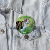 Weiße Katze Button (Beispiel)