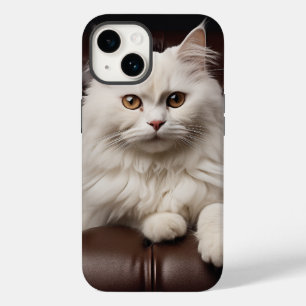 Weiße Katze Case-Mate iPhone 14 Hülle