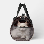 Weiße Katze Duffle Bag (Rechts)