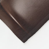 Weiße Katze Fleecedecke (Ecke)