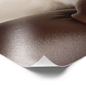 Weiße Katze Fotodruck (Ecke)