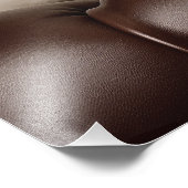 Weiße Katze Fotodruck (Ecke)