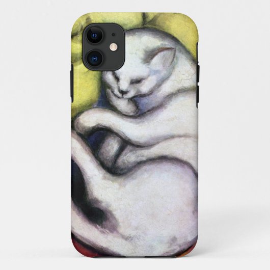 Weiße Katze, Franz Marc Case-Mate iPhone Hülle (Rückseite)