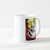 Weiße Katze, Franz Marc Kaffeetasse (VorderseiteRechts)