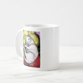 Weiße Katze, Franz Marc Kaffeetasse (Vorderseite Links)